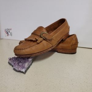 Cole Haan Kiltie Monk Strap Stitched Casual Moc 10